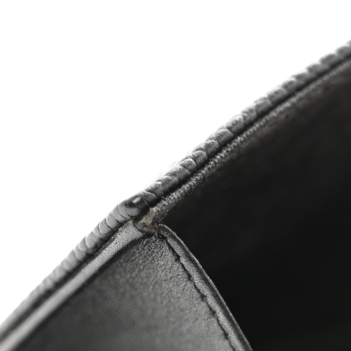 Caviar Timeless CC Large Gusset Flap Wallet Black