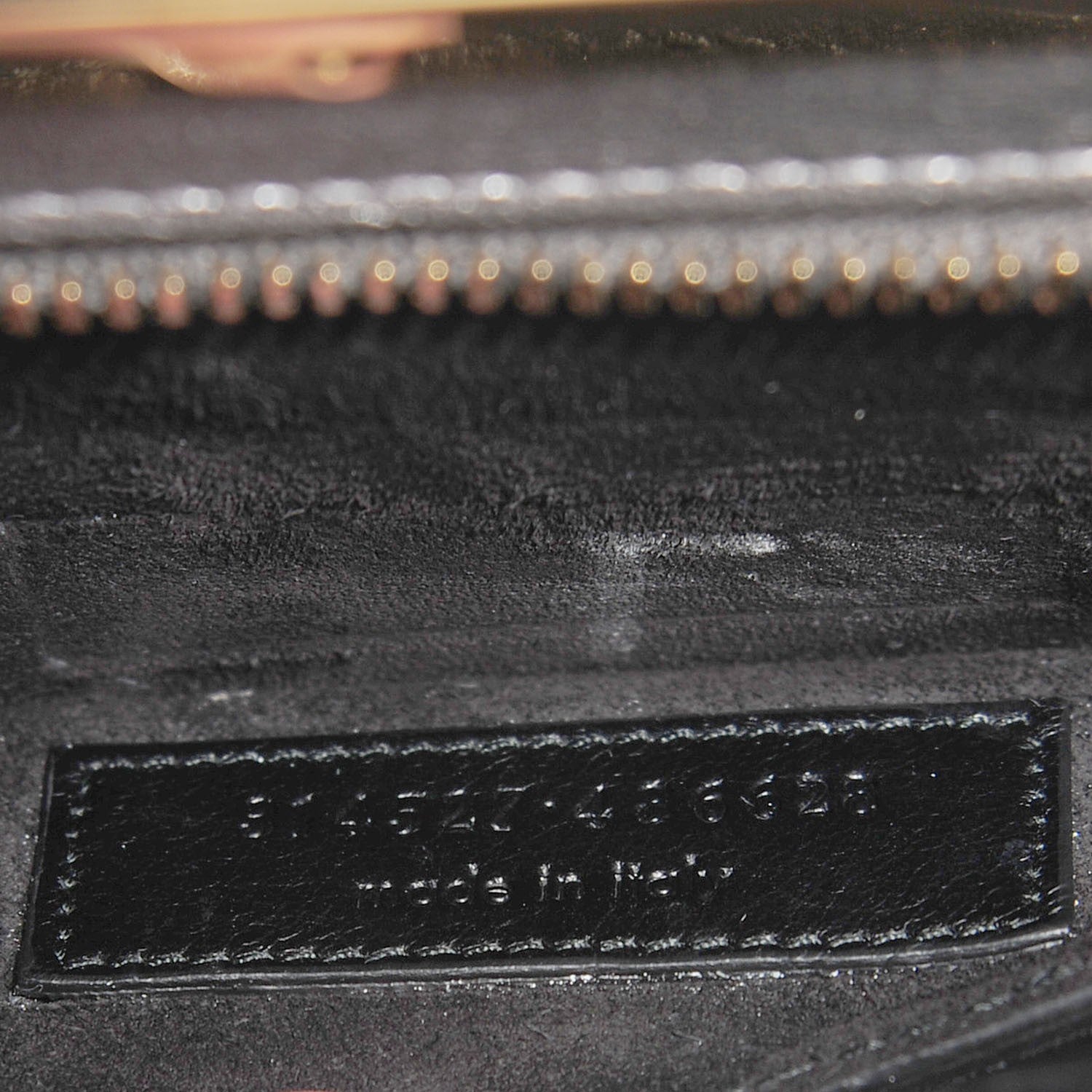 Saint Laurent Metallic Calfskin Lutetia Clutch Gunmetal 7 of 8