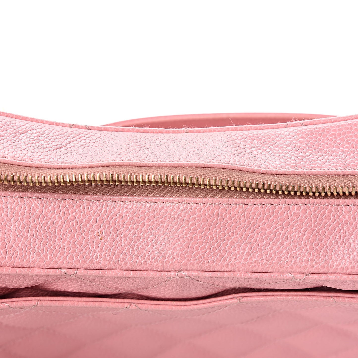 Caviar Quilted Hobo Pink