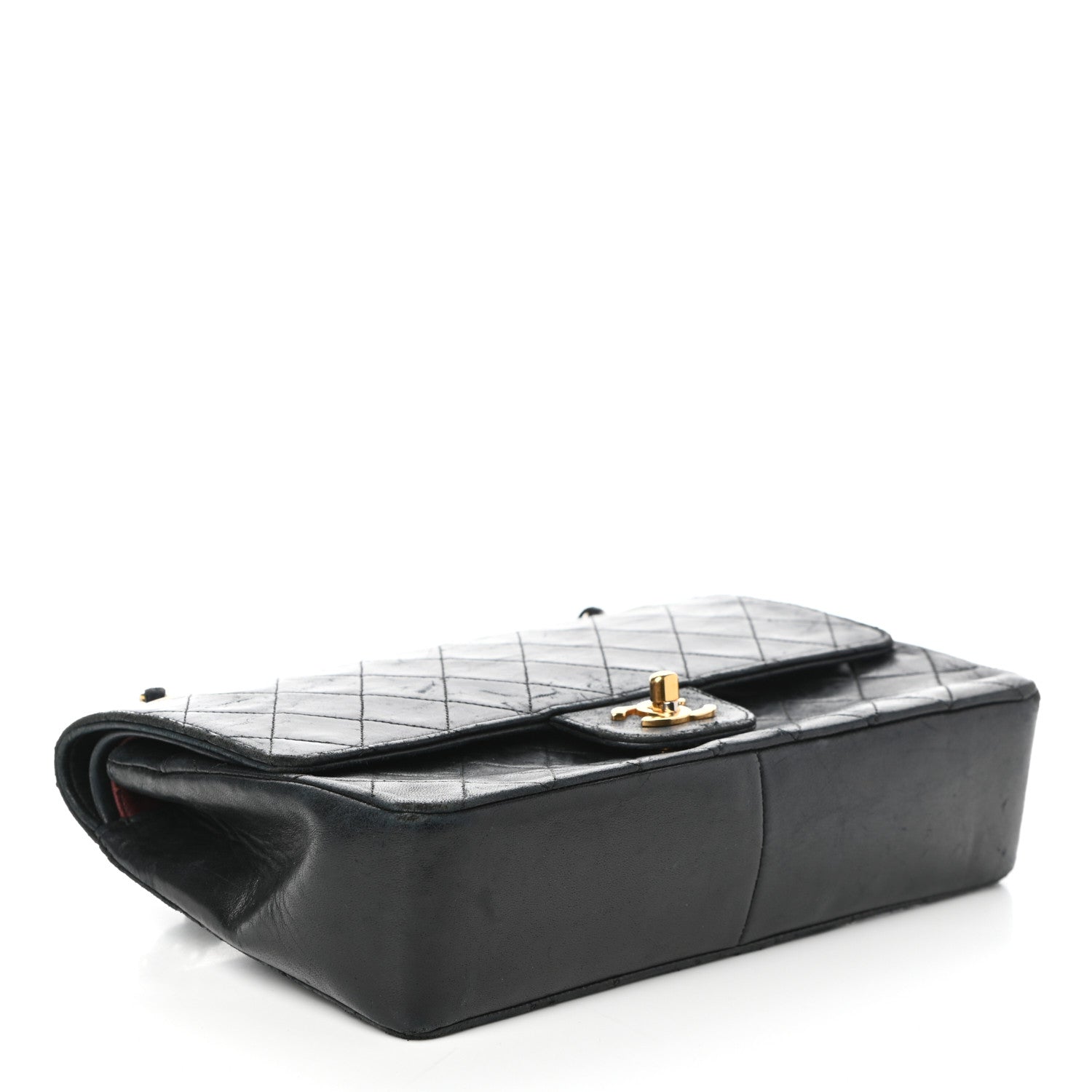 Chanel Lambskin Quilted Medium Double Flap Black 4 of 10