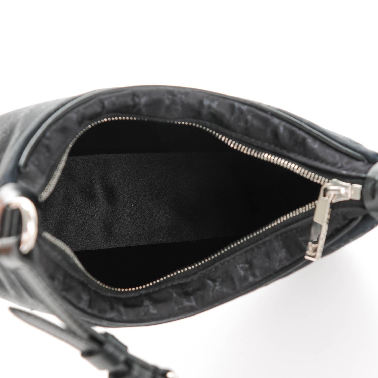 Louis Vuitton Satin Monogram Mini Boulogne Black 5 of 7