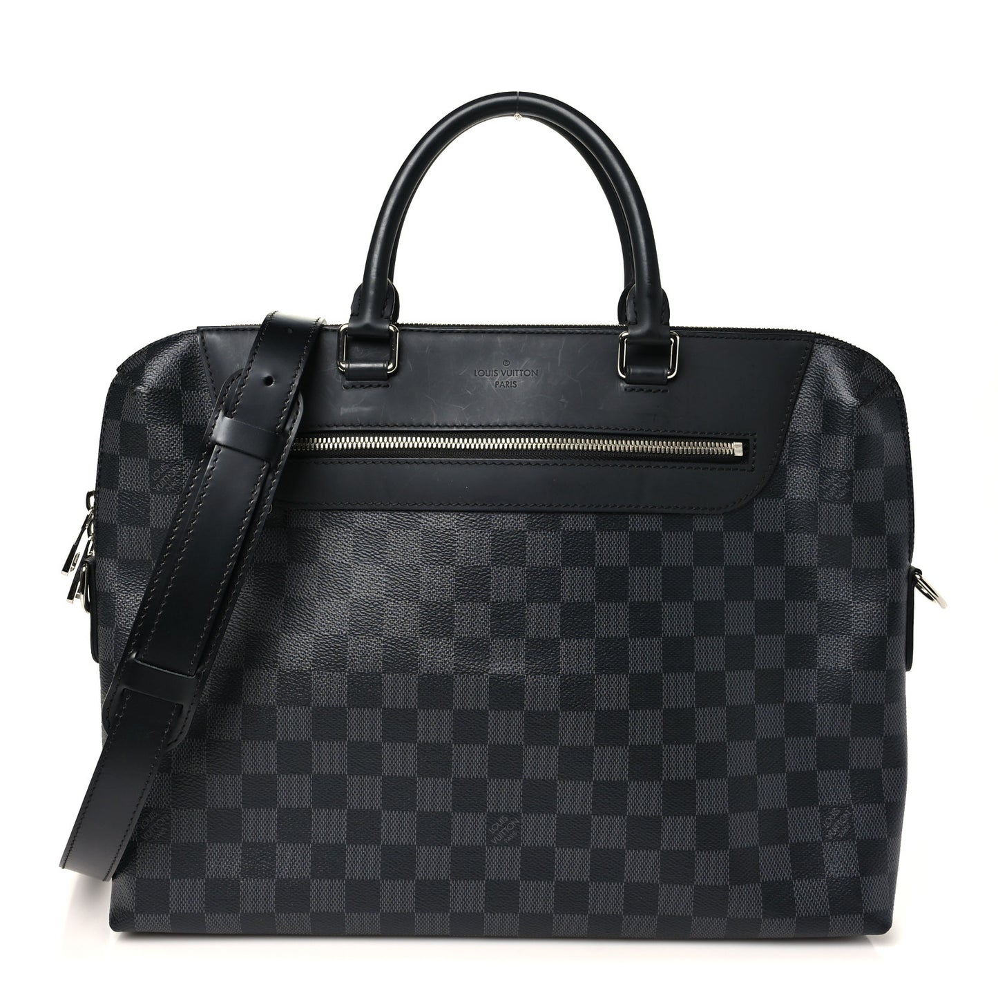 Damier Graphite Porte-Documents Jour