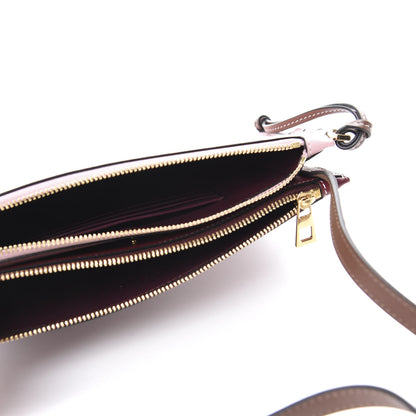 Loewe Calfskin Gate Double Zip Pouch Crossbody Pastel Pink 5 of 9