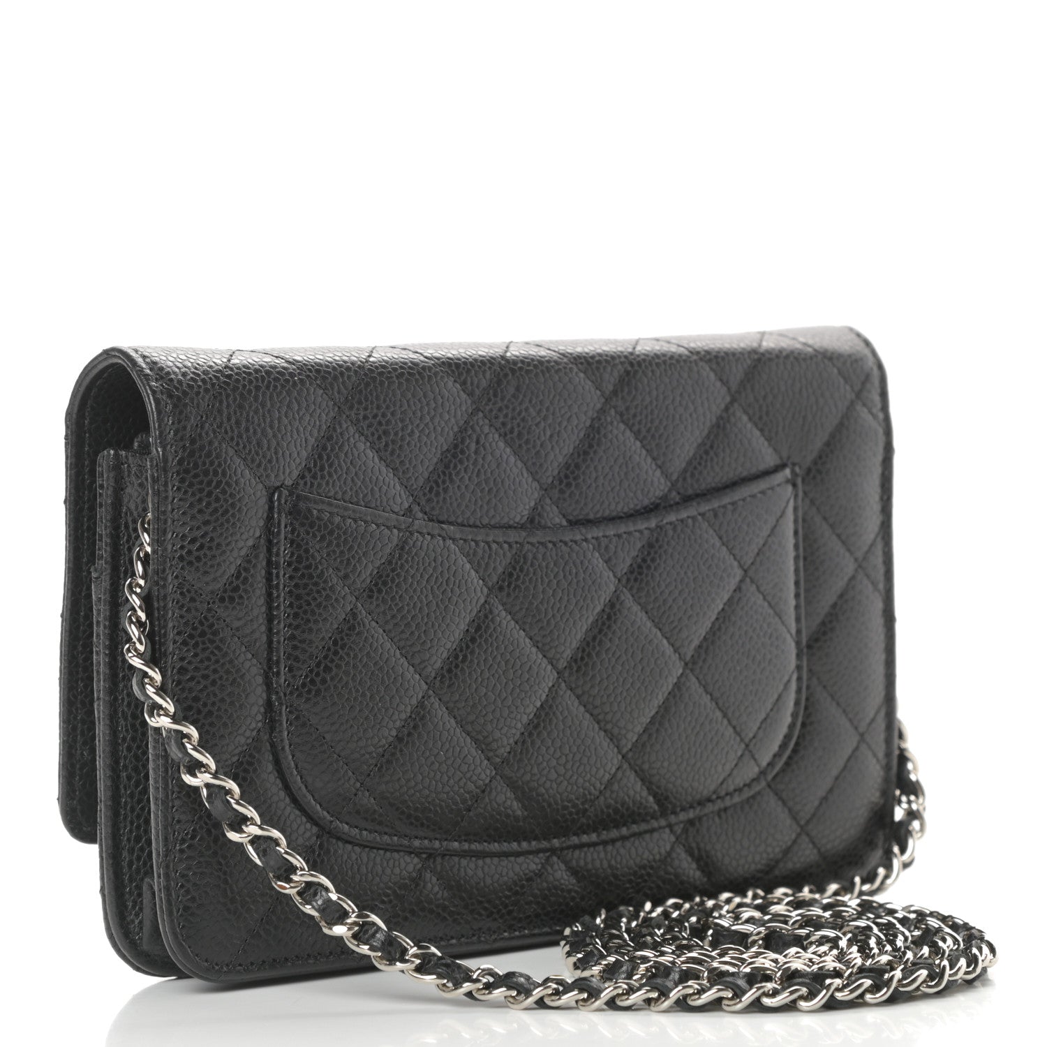 Chanel Caviar Quilted Wallet On Chain WOC Black 3 of 13