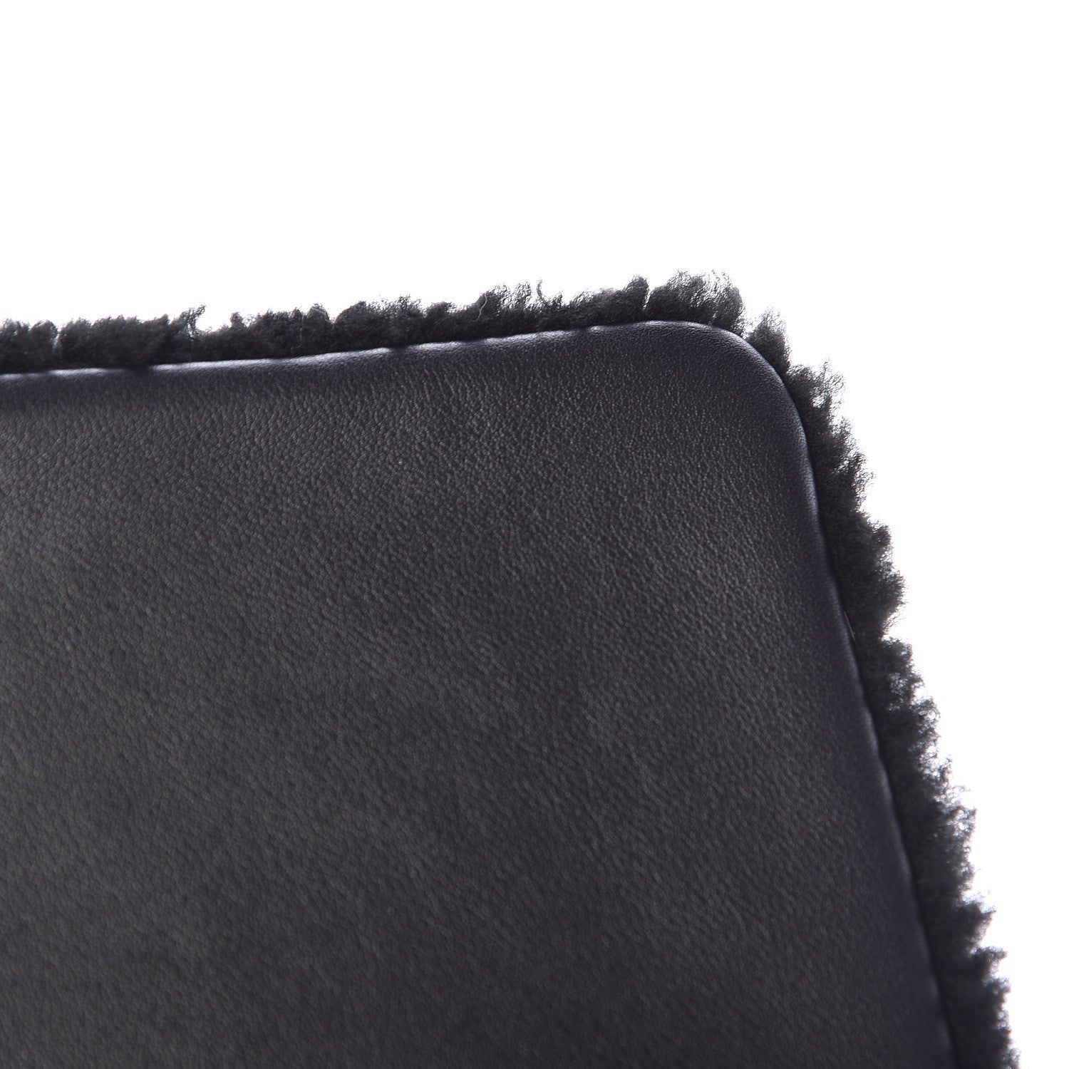 Chanel Shearling Lambskin Medium Coco Handle Flap Black 11 of 13