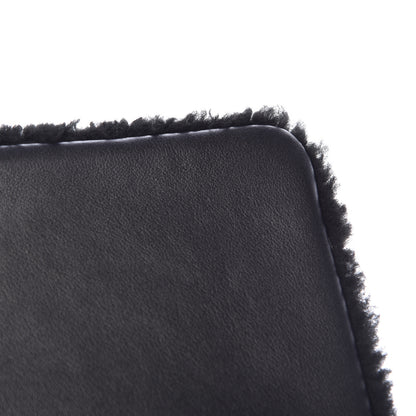 Chanel Shearling Lambskin Medium Coco Handle Flap Black 11 of 13