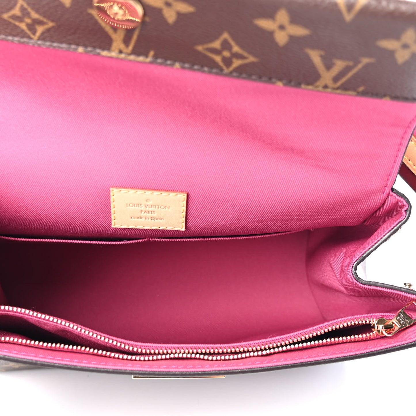 Monogram Cluny BB Bordeaux Fuchsia