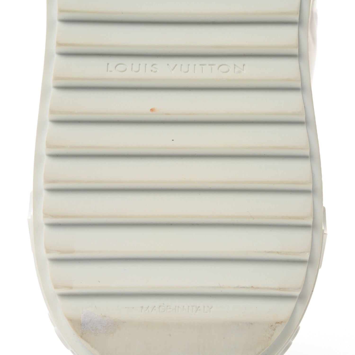 Louis Vuitton Monogram Embossed Calfskin Damier Azur Time Out Sneakers 38.5 Rose Clair Pink 8 of 8