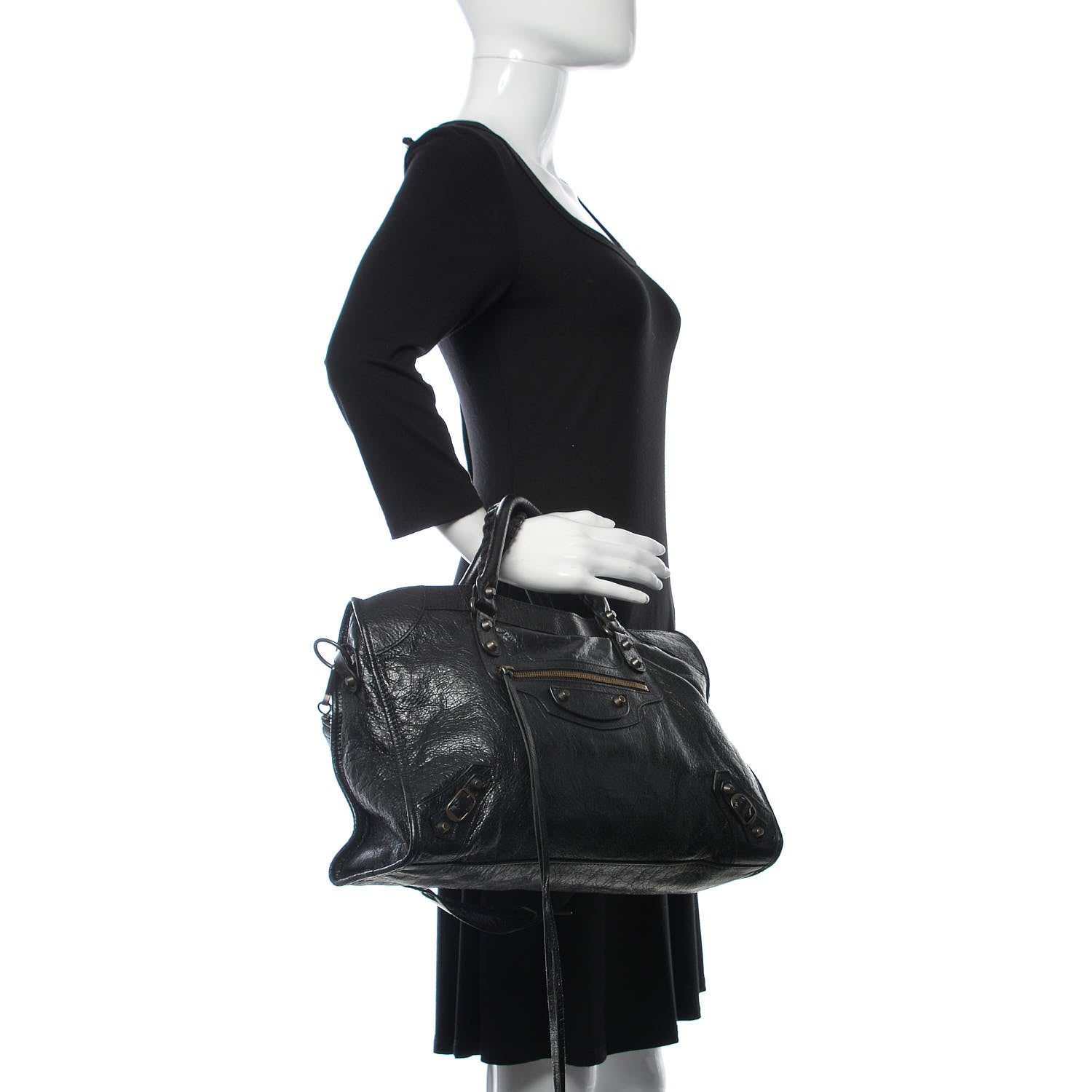 Balenciaga Agneau Classic Hardware City Black 3 of 11