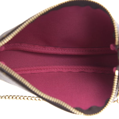 Louis Vuitton Monogram 2020 Christmas Animation Roller Coaster Mini Pochette Accessories Pivoine 5 of 9