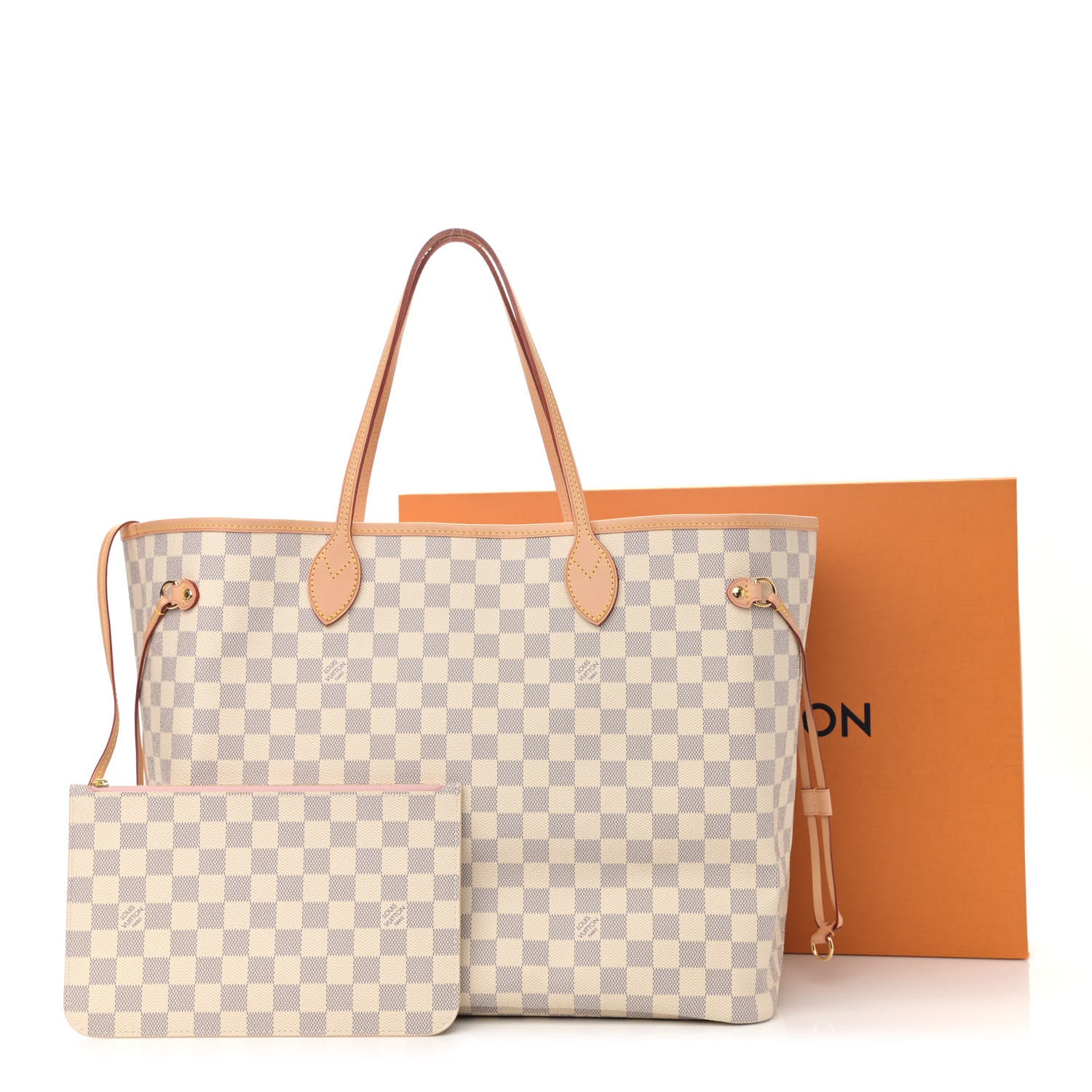 Louis Vuitton Damier Azur Neo Neverfull GM Rose Ballerine 9 of 9