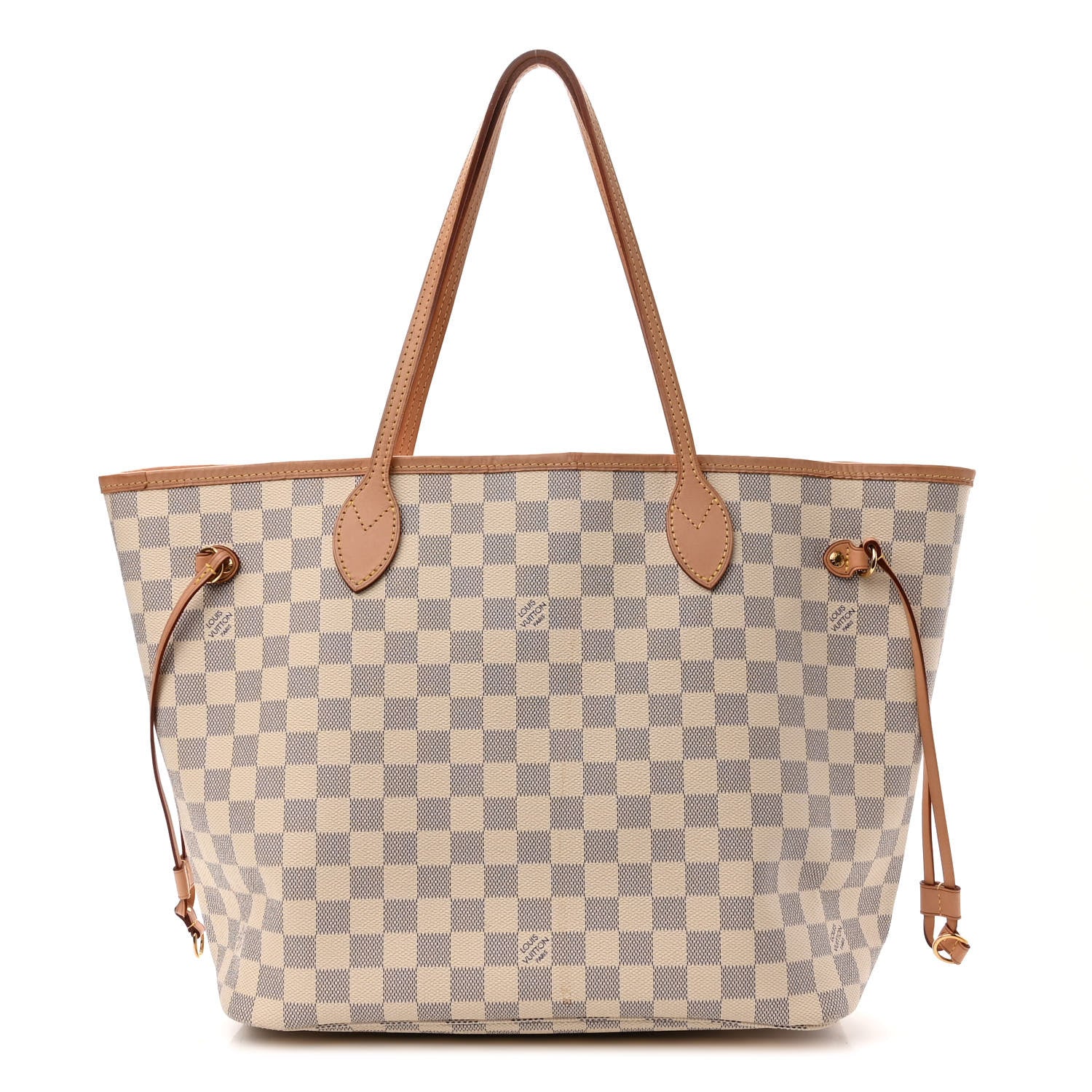 Louis Vuitton Damier Azur Neo Neverfull MM Rose Ballerine 1 of 13