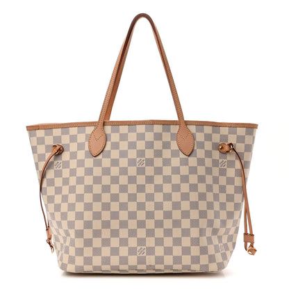 Louis Vuitton Damier Azur Neo Neverfull MM Rose Ballerine 1 of 13
