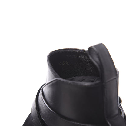 Saint Laurent Smooth Jodhpur Calfskin Dare Ankle Boots 43.5 Black 9 of 10