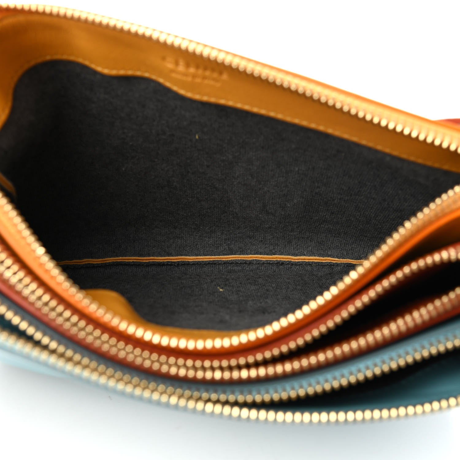 Celine Lambskin Small Multicolor Trio Crossbody Bag Antarctic 5 of 11