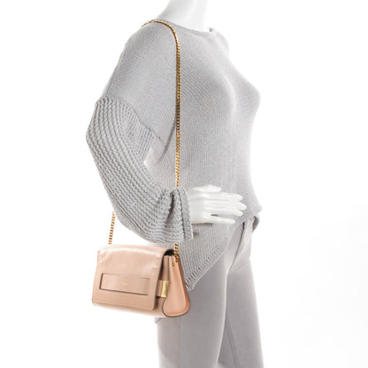 Chloe Nappa Medium Elle Chain Clutch Blush Nude 2 of 7