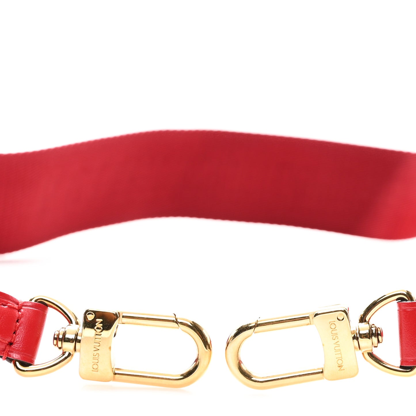 Monogram Denim Multi Pochette Accessories Shoulder Strap Red
