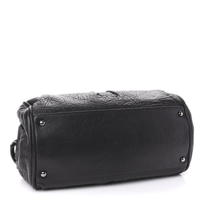 Chanel Distressed Lambskin Quilted Small Le Marais Tote Black 4 of 10
