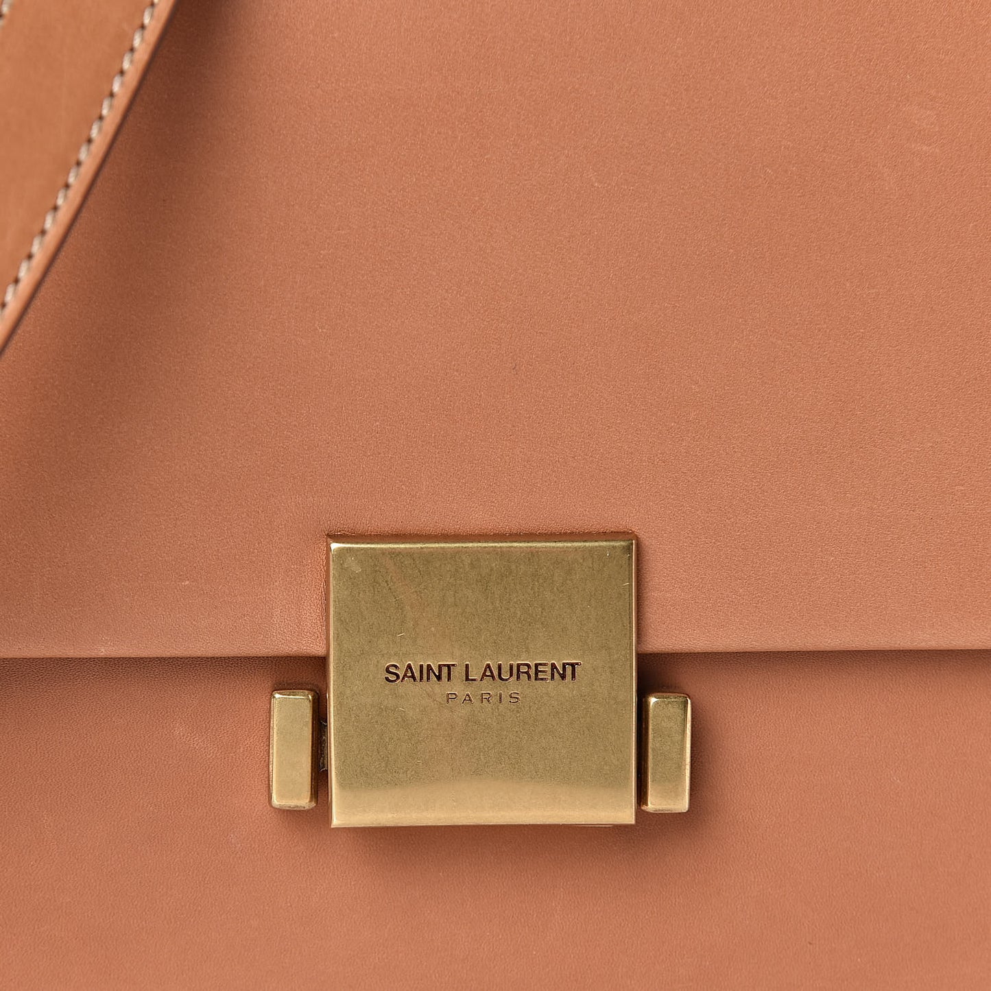 Calfskin Medium Bellechasse Satchel Brown