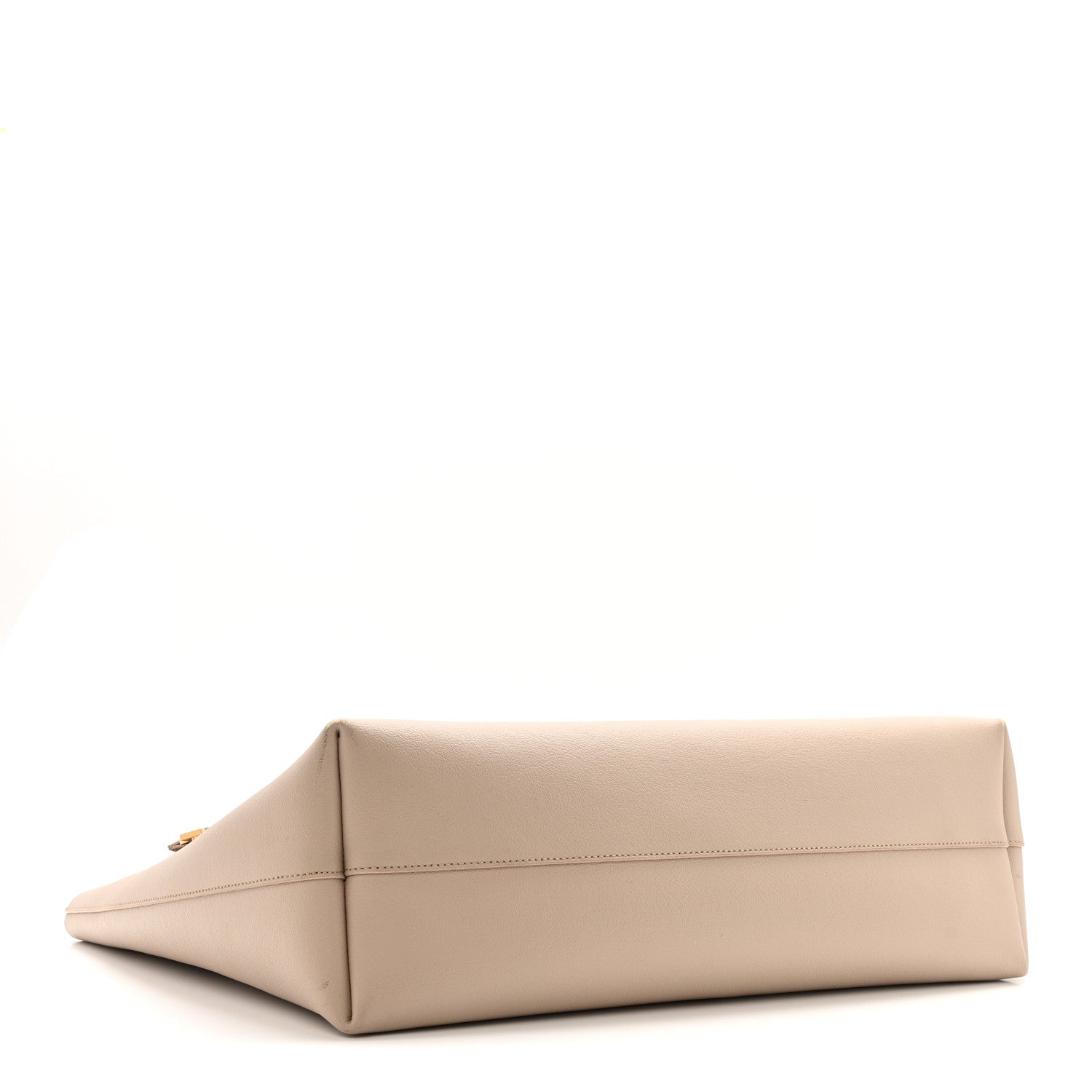 Saint Laurent Calfskin Large Shopping Tote Dark Beige 5 of 15