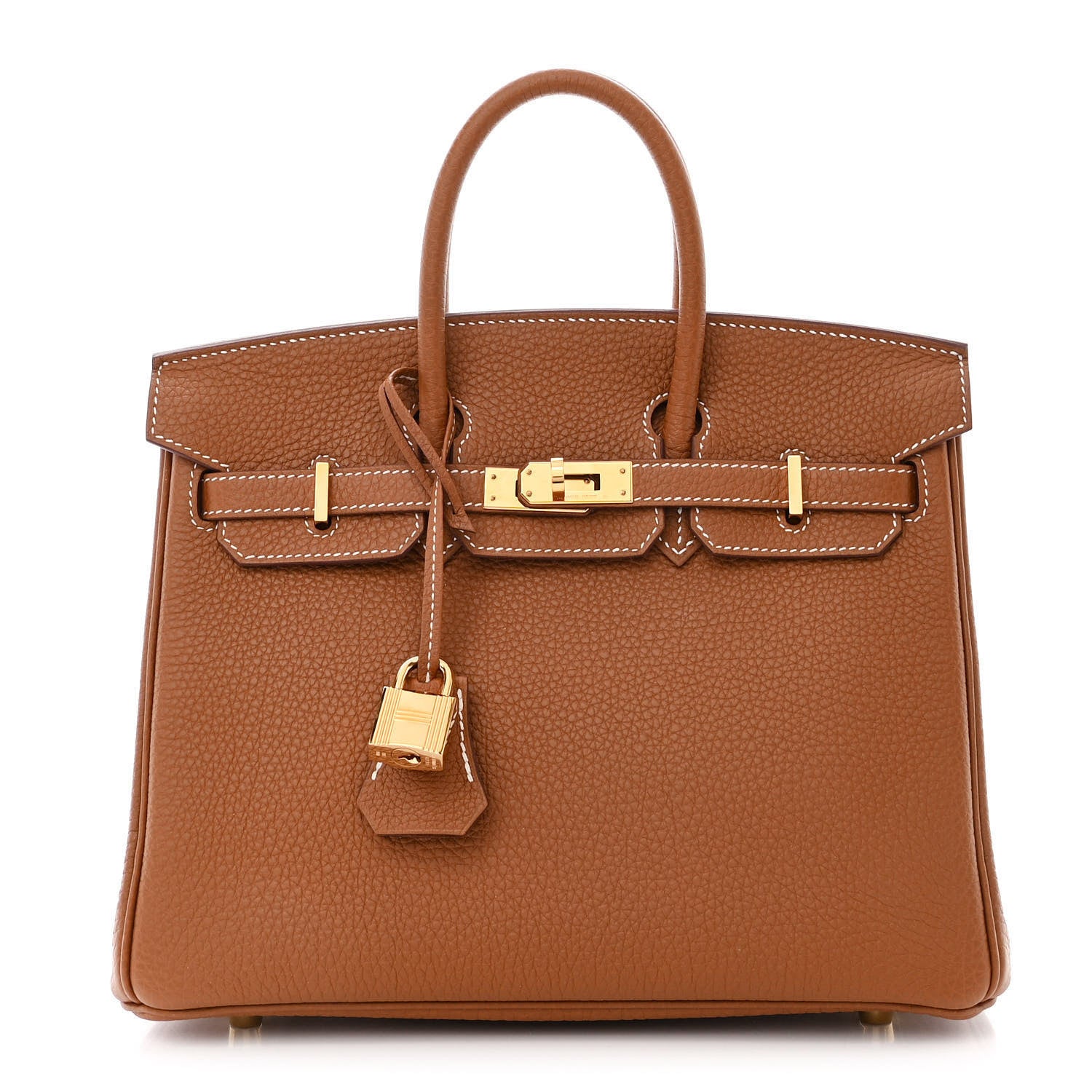 Hermes Togo Birkin 25 Gold 1 of 11