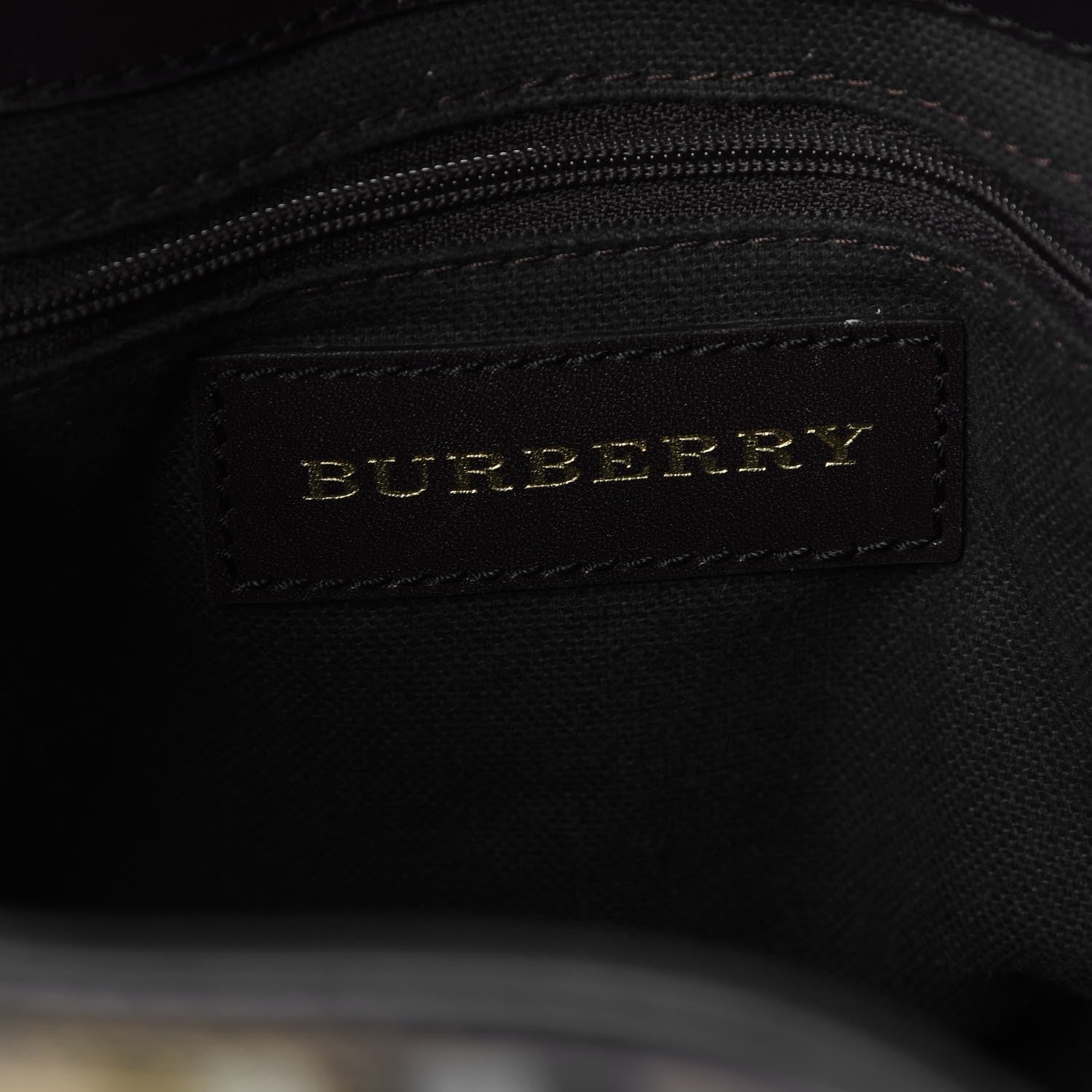 Burberry Haymarket Check Medium Willenmore Hobo Chocolate 6 of 8