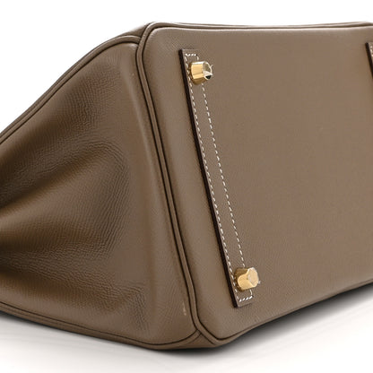 Hermes Epsom BIRKIN 30 Etoupe 9 of 11
