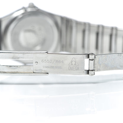 Omega Stainless Steel 25mm Constellation Quartz Watch White 1572.30 6 of 6