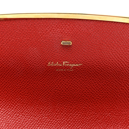 Salvatore Ferragamo Hammered Calfskin Mini Gancini Icona Bag Lipstick 7 of 11