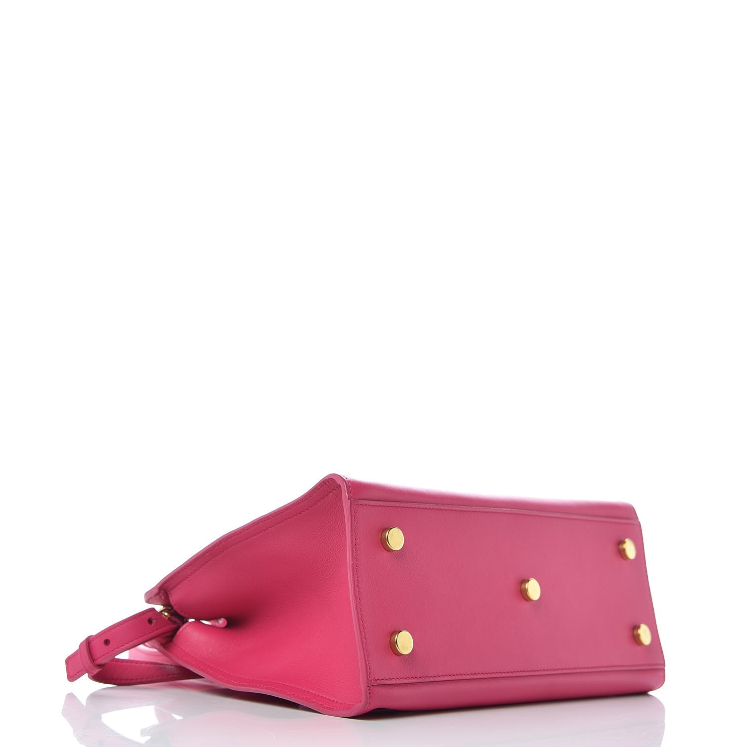 Saint Laurent Calfskin Monogram Baby Cabas Fuchsia 5 of 10