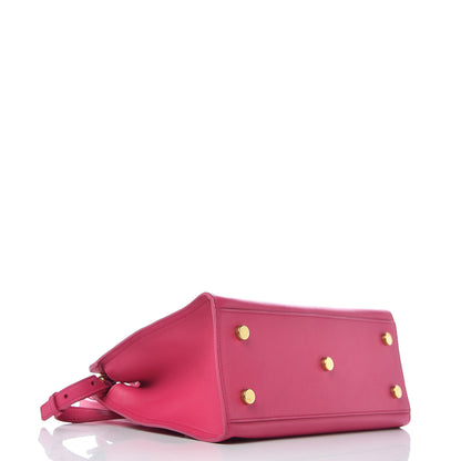Saint Laurent Calfskin Monogram Baby Cabas Fuchsia 5 of 10