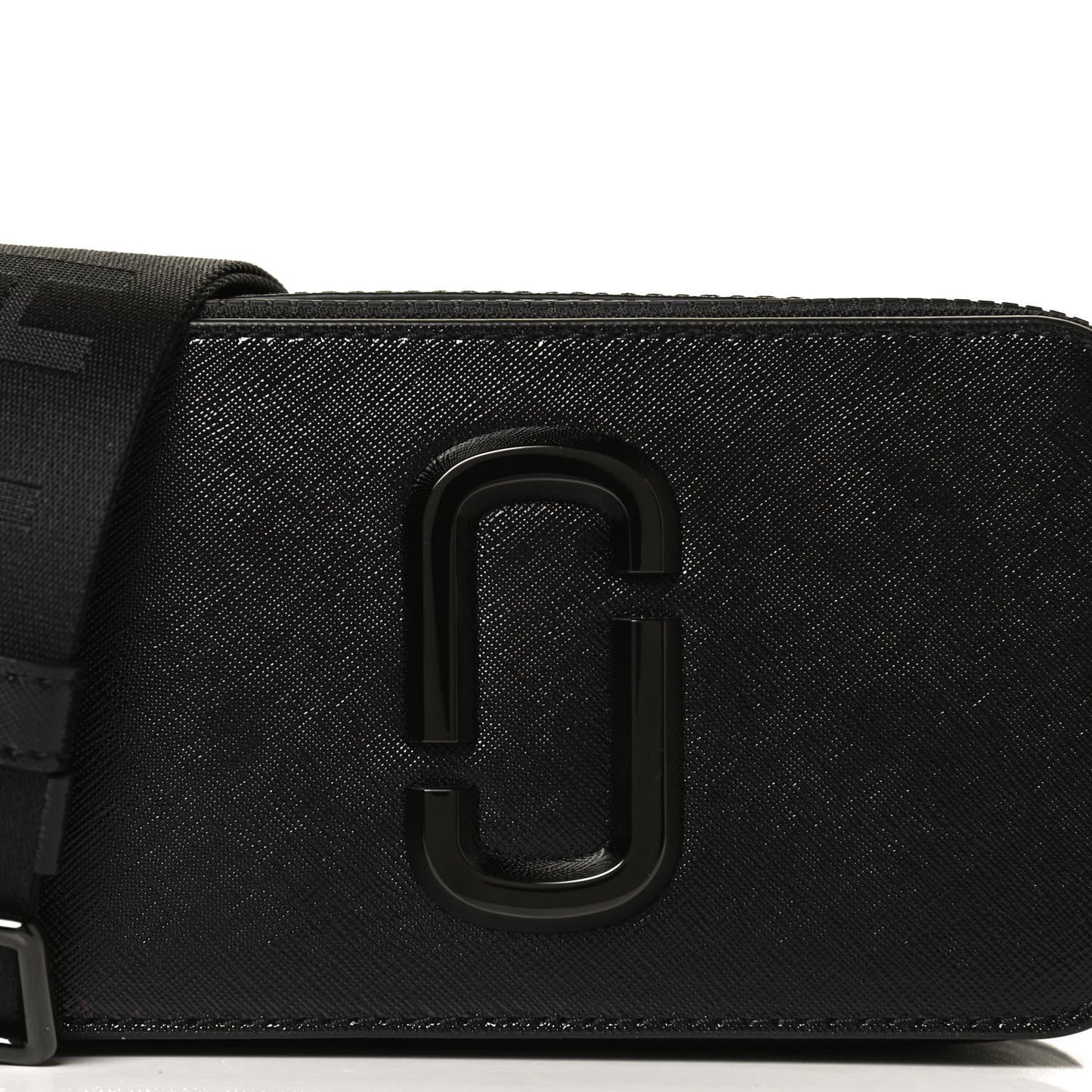Saffiano Small Snapshot Camera Bag Black