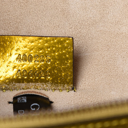 Gucci Metallic Calfskin Medium Dionysus Shoulder Bag Yellow 7 of 12