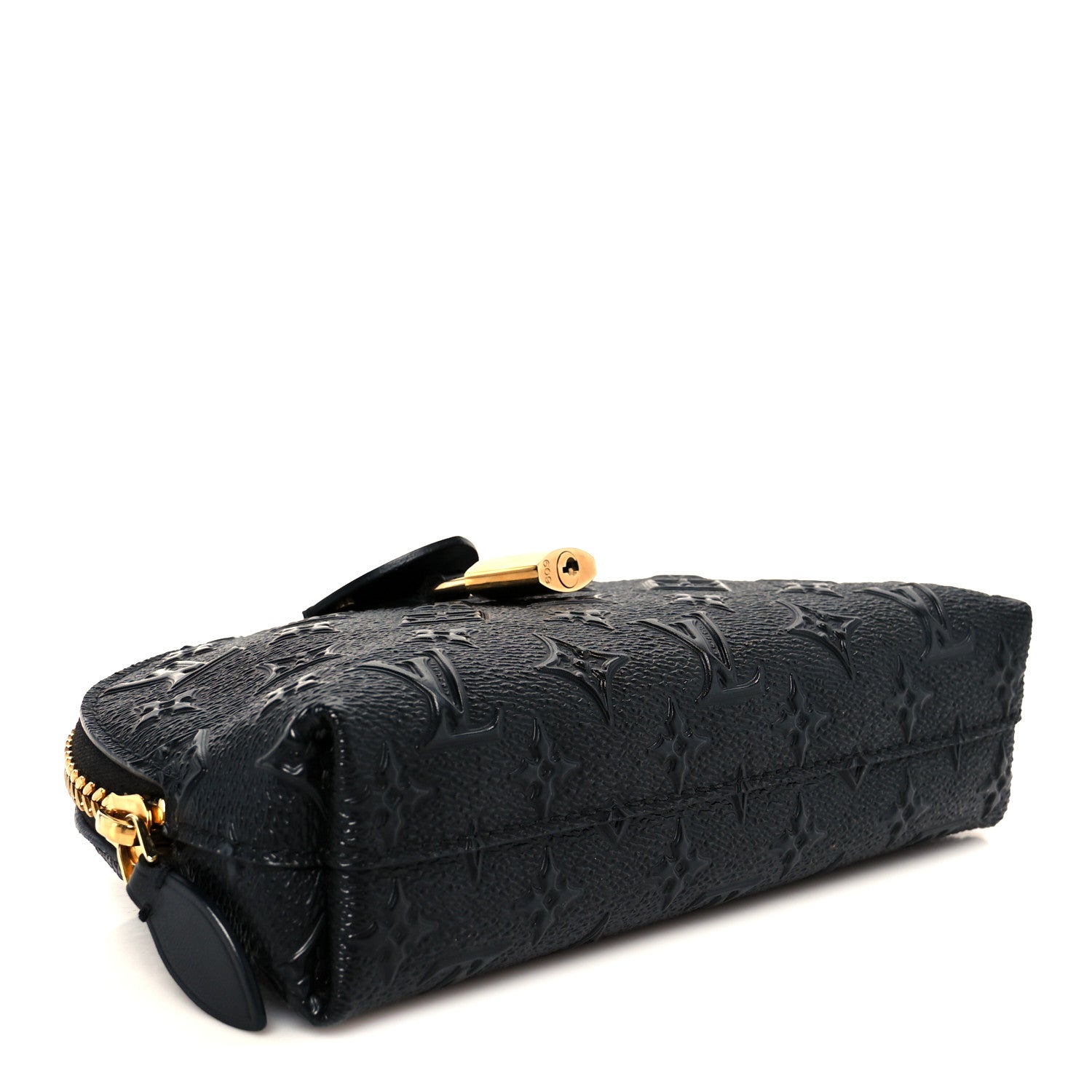 Louis Vuitton Embossed Monogram Midnight LV Moon Pochette Black 4 of 10