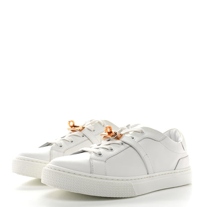 Hermes Calfskin Day Sneakers 40 White 4 of 11