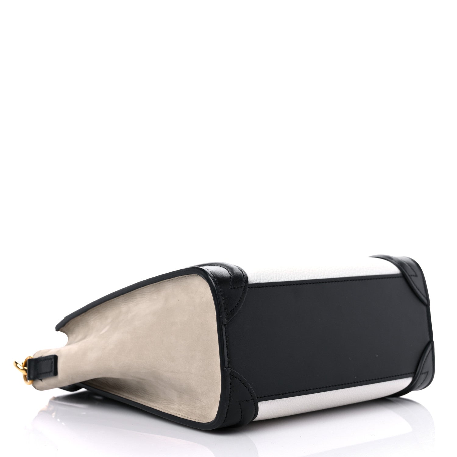 Celine Smooth Drummed Calfskin Nano Tri-Color Luggage White 4 of 13
