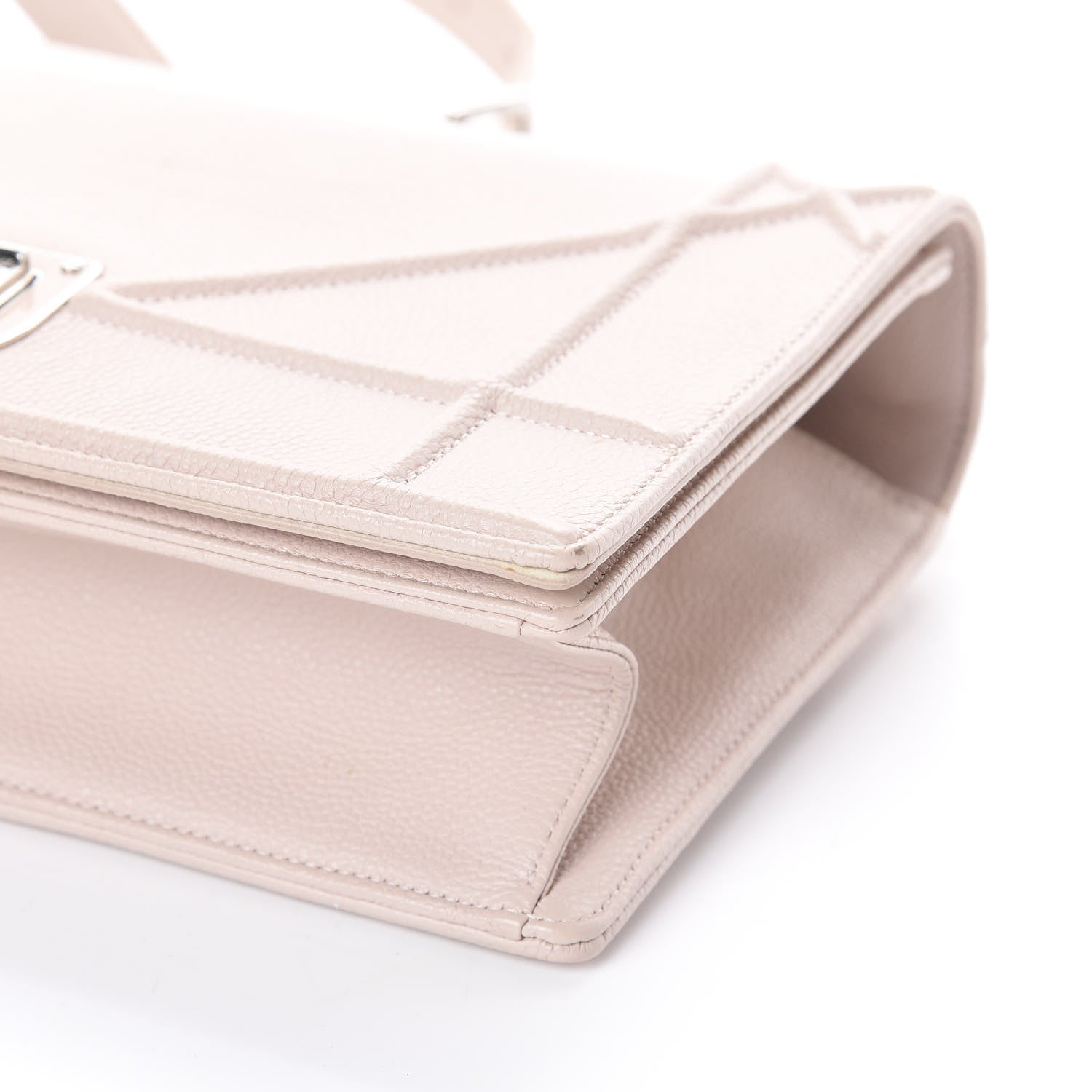 Christian Dior Grained Calfskin Cannage Medium Diorama Flap Bag Rose Poudre 7 of 9