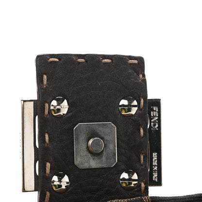 Fendi Zucca Cuoio Romano Baguette Tobacco Moro 10 of 11