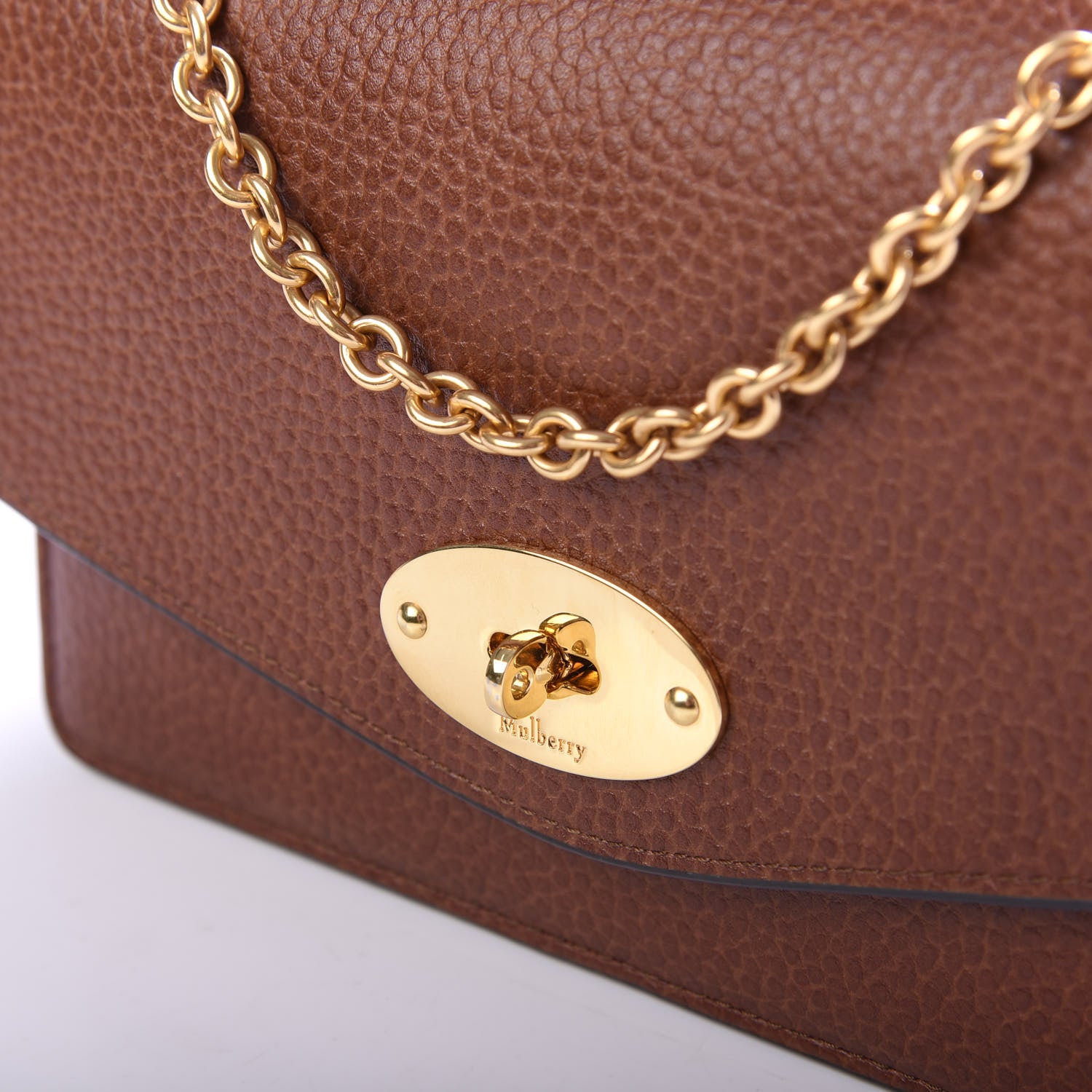 Mulberry Small Classic Grain Calfskin Small Darley Oak 9 of 9
