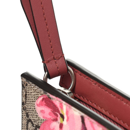 Gucci GG Supreme Monogram Blooms Large Cosmetic Case Beige Multicolor Dry Rose 9 of 11