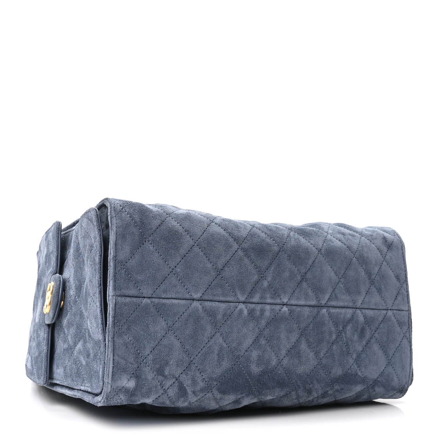 Chanel Suede Quilted Medium Chanel 25 Handbag Blue 5 of 11