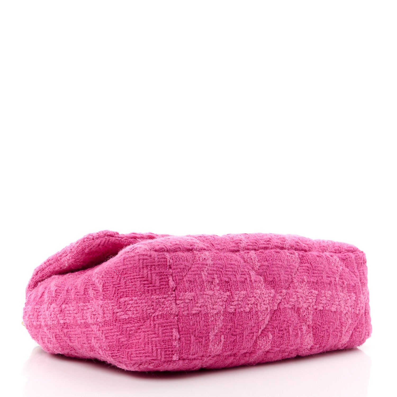 Chanel Tweed Quilted Medium Chanel 19 Flap Pink 4 of 11