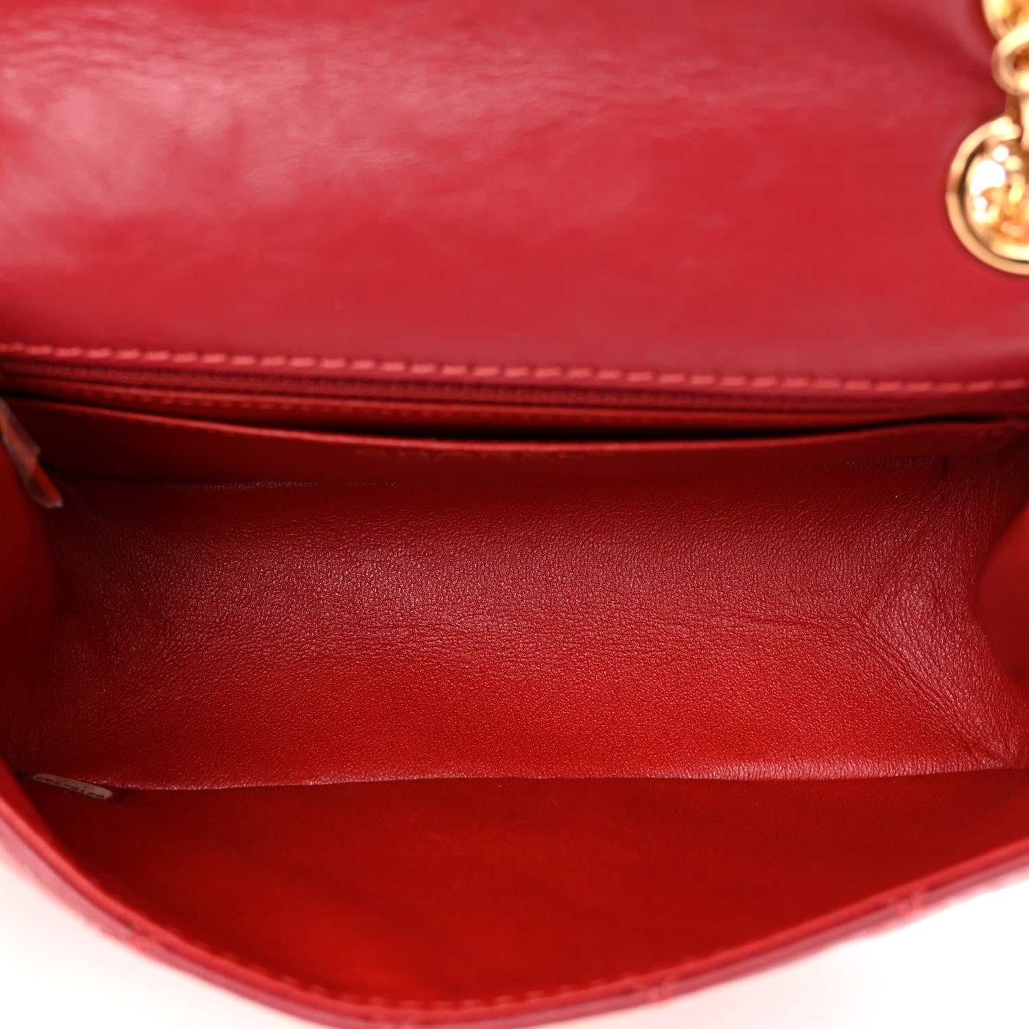 Chanel Aged Calfskin Quilted 2.55 Reissue Mini Flap Red 5 of 11