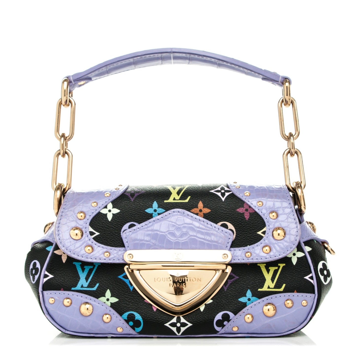 Monogram Multicolor Alligator Marilyn Black