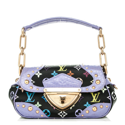 Louis Vuitton Monogram Multicolor Alligator Marilyn Black 1 of 8