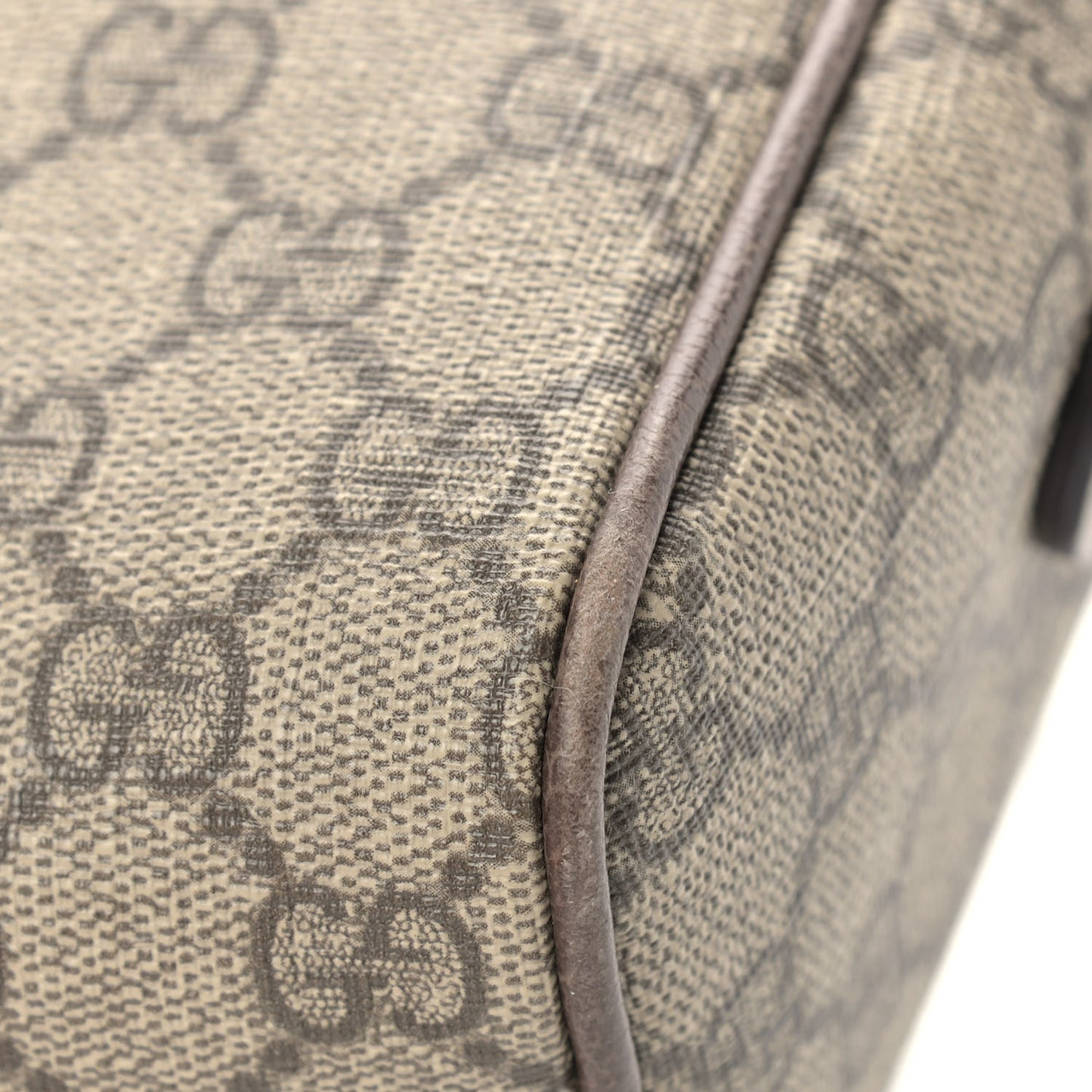 GG Supreme Monogram Web Small Ophidia Shoulder Bag Brown