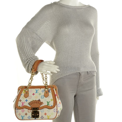 Louis Vuitton Monogram Multicolor Gracie MM White 2 of 7