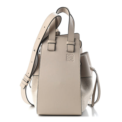Loewe Calfskin Canvas Mini Hammock Shoulder Bag Natural Light Oat 1 of 6