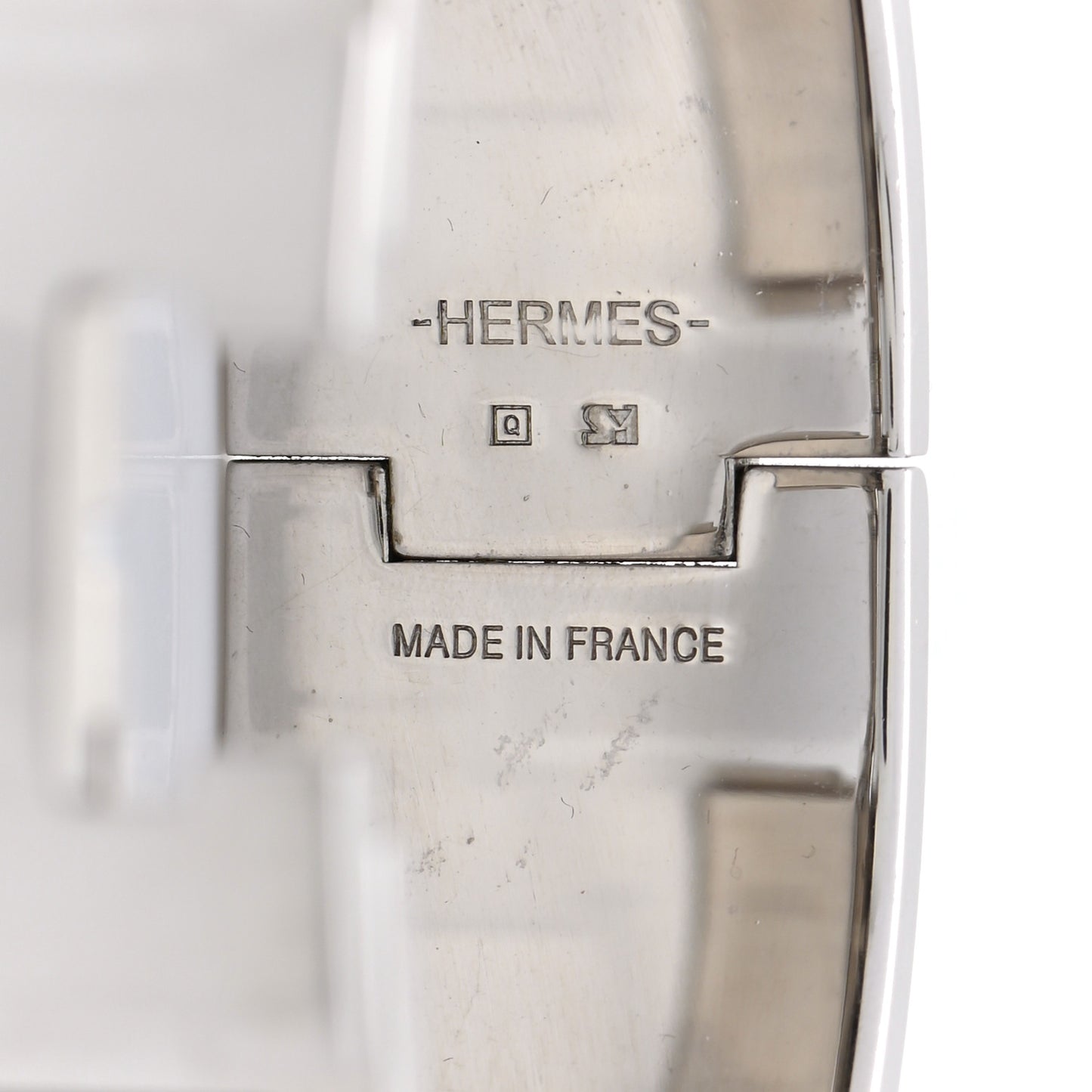 Enamel Wide Clic Clac H Bracelet PM Black