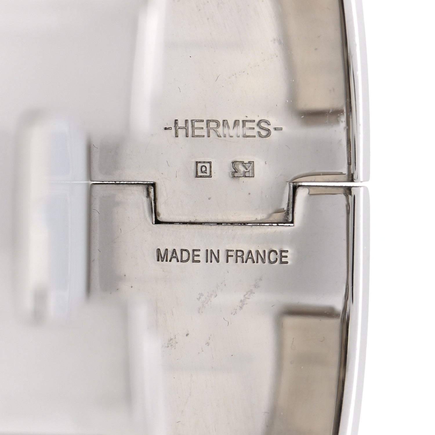 Hermes Enamel Wide Clic Clac H Bracelet PM Black 4 of 5